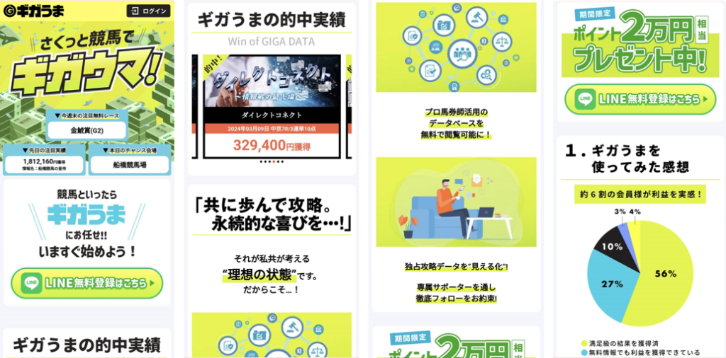 競馬予想サイト「ギガうま」は本物の優良？当たらない悪質？みんけいが検証！