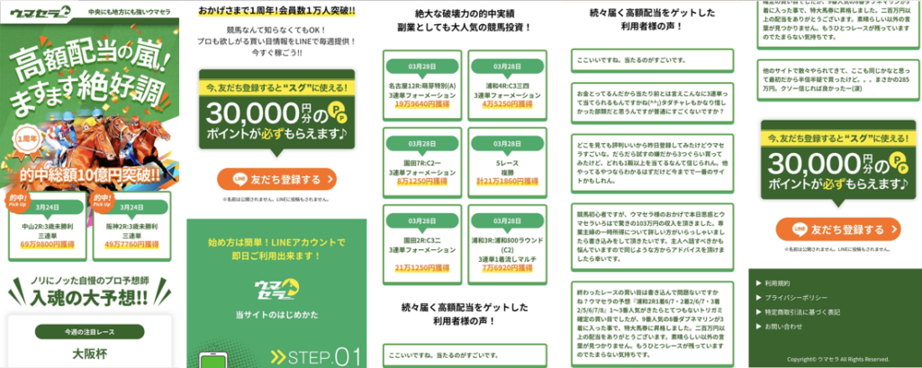 競馬予想サイト「ウマセラ」は本物の優良？当たらない悪質？みんけいが検証！