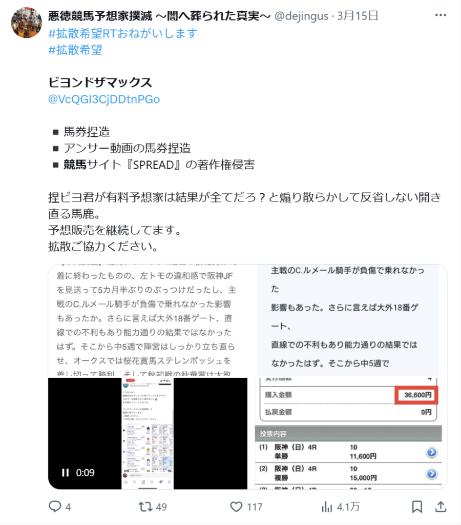 ビヨンドザマックス - 捏造疑惑
