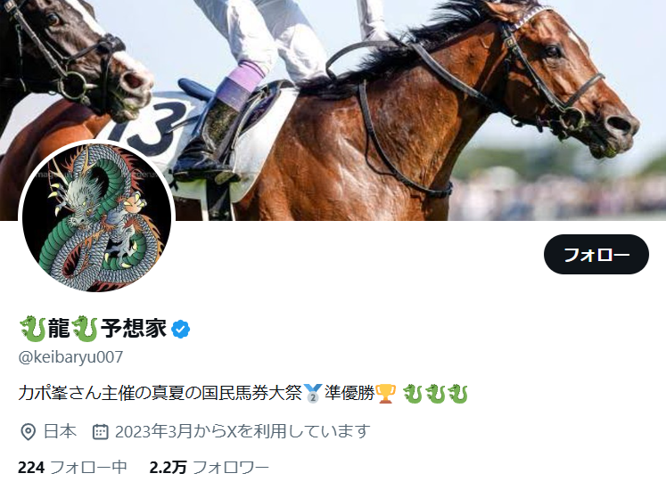 龍の公式X