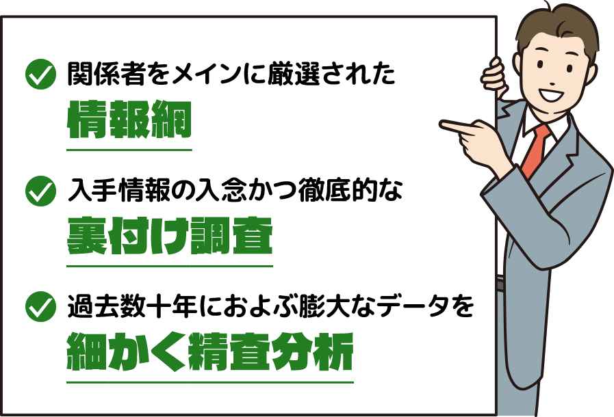 みどりの的中らんどの特徴