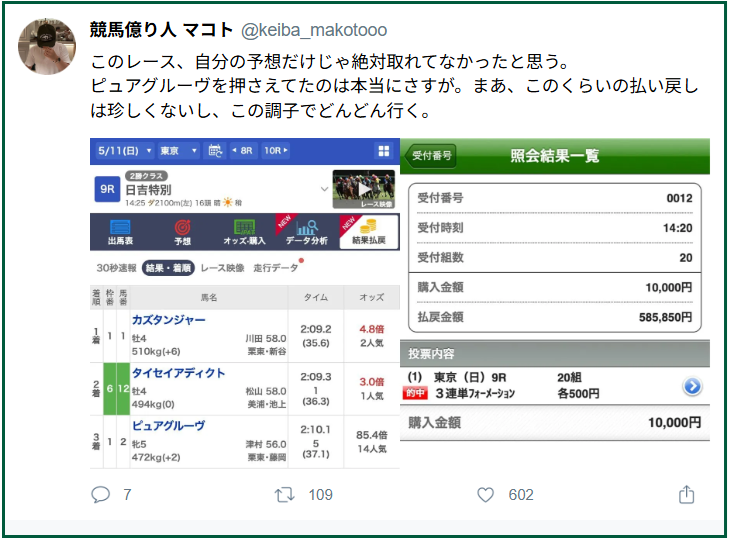 競馬億り人マコトのサイト