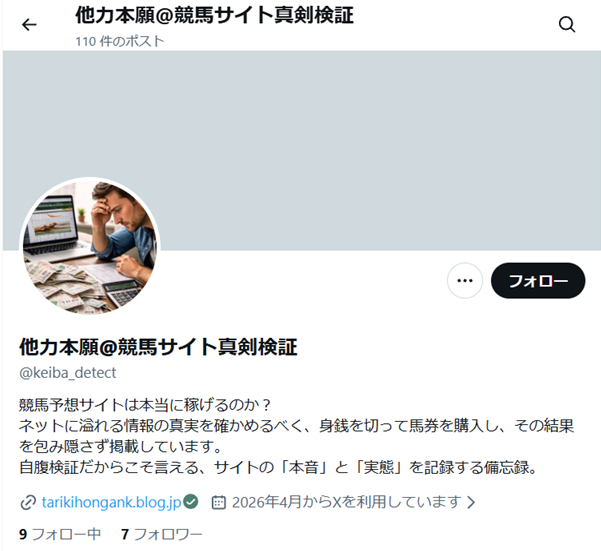 他力本願のX