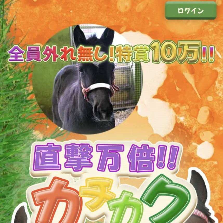 競馬予想サイト「直撃万倍カチカク」