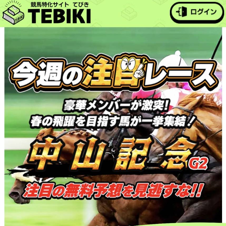 競馬予想サイト「TEBIKI」はおすすめ？優良なのか悪質なのか？みんけいが調査！